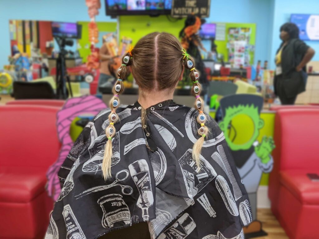 Eyeball Bubble Braids - Pigtails & Crewcuts Buckhead