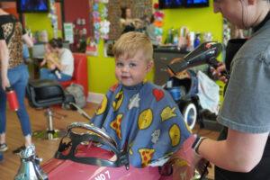 Blonde boy with a textured crop hairstyle - Pigtails & Crewcuts Buckhead