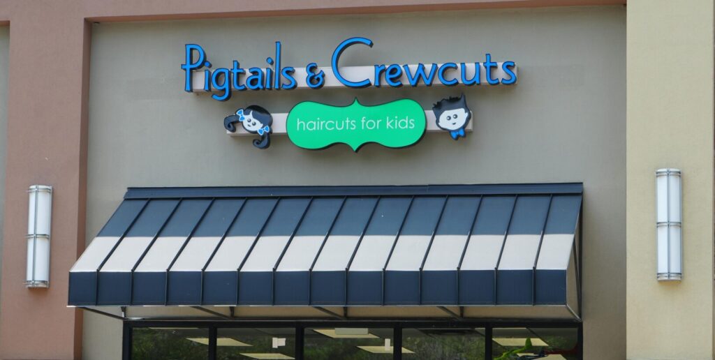 Exterior of Pigtails & Crewcuts Smyrna/Vinings