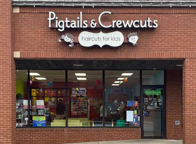 Storefront of Pigtails & Crewcuts Greenville - Augusta Road