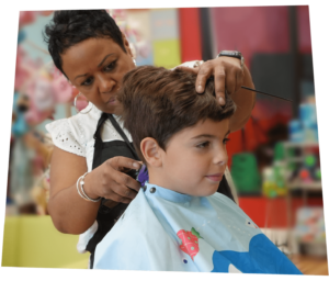 Kid's Haircuts at Pigtails & Crewcuts Greenville Augusta Road