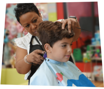 Kid's Haircuts at Pigtails & Crewcuts Greenville Augusta Road