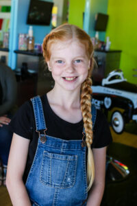 Girl with side braid - Pigtails & Crewcuts Jacksonville