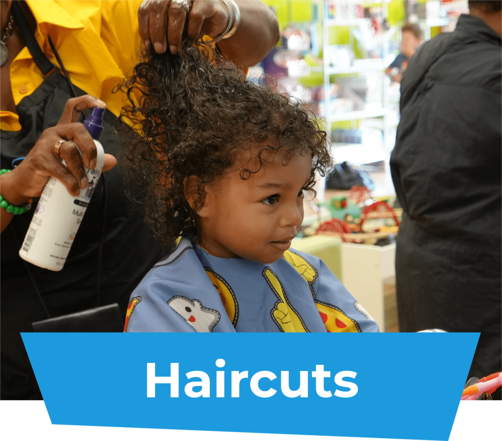 Kid's Haircuts button - Pigtails & Crewcuts Morrisville