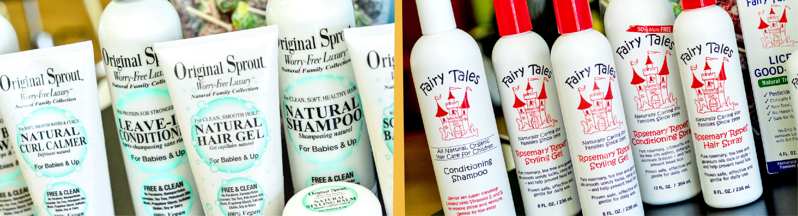 Original Sprout and Fairy Tales Hair Care Products