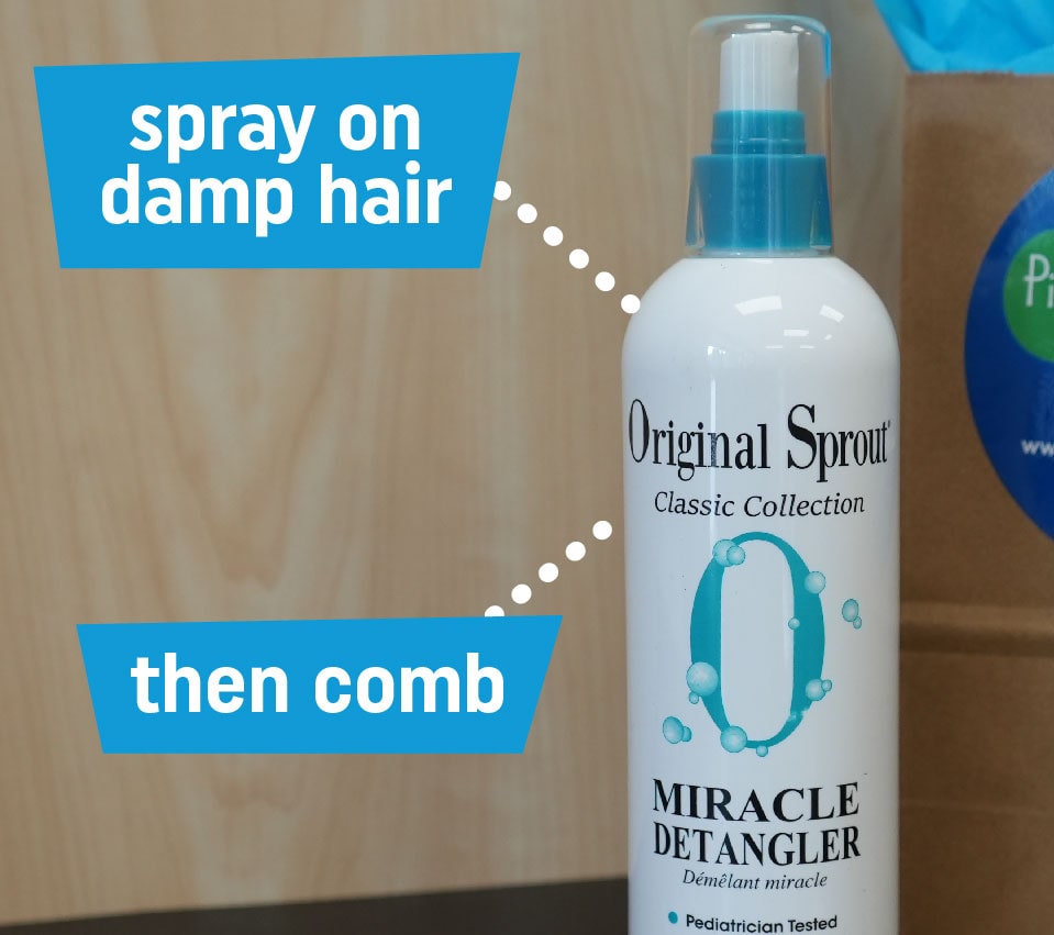 Original Sprout Miracle Detangler available at Pigtails & Crewcuts