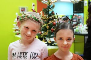 Festive & cute holiday hairstyles for kids - Pigtails & Crewcuts