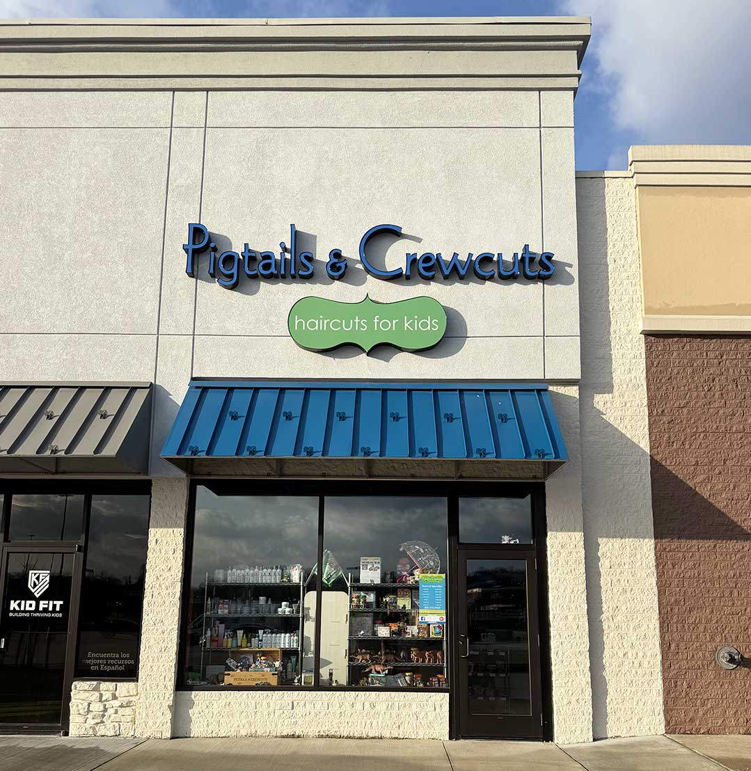 Pigtails & Crewcuts Barboursville salon exterior
