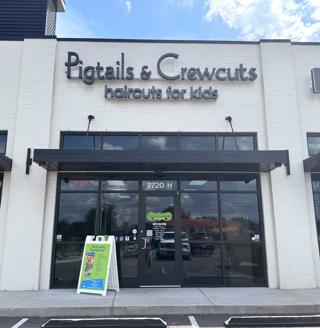 Pigtails & Crewcuts Clarksville salon exterior