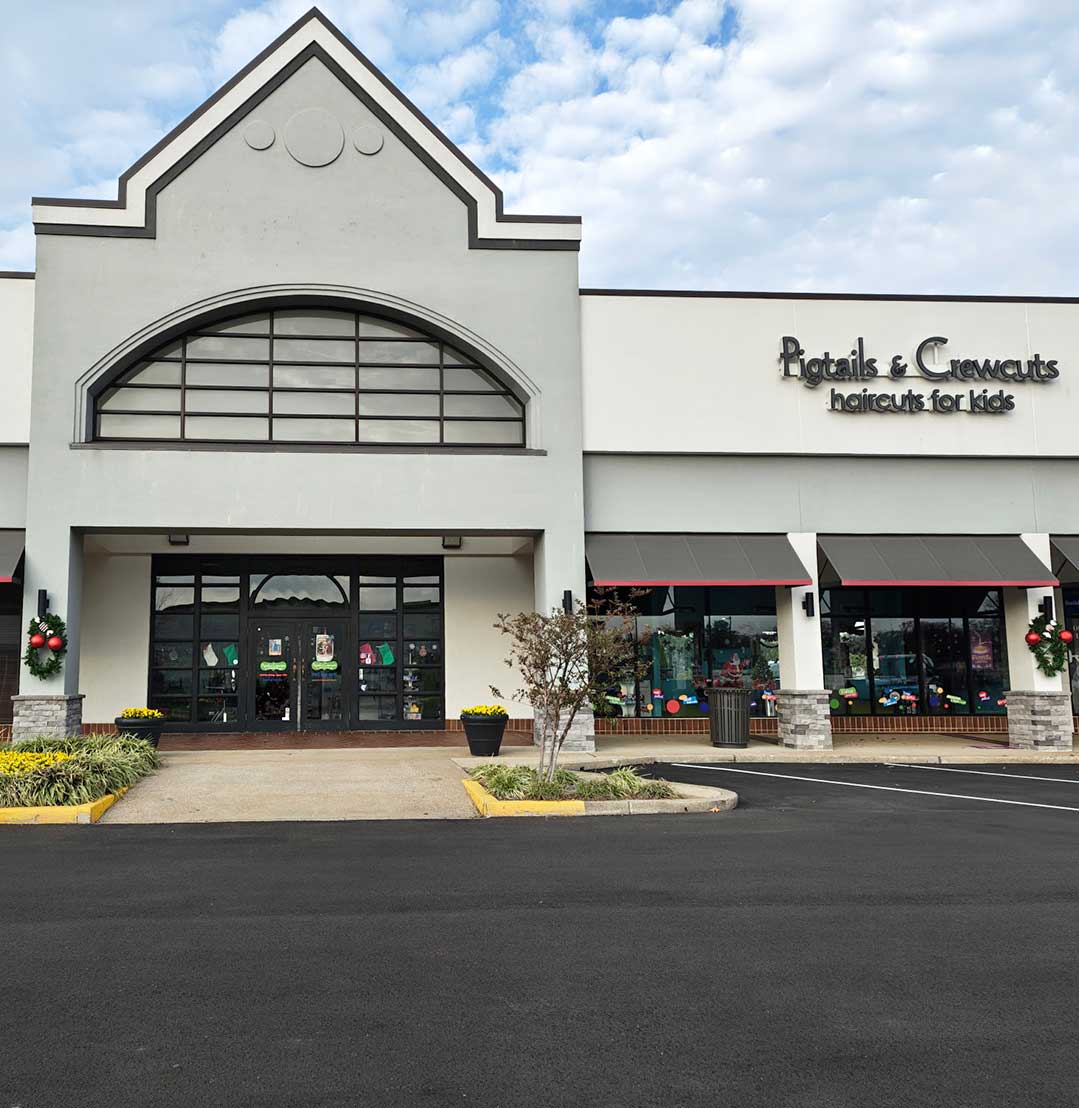 Pigtails & Crewcuts East Memphis salon exterior
