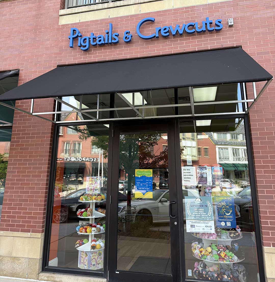 Pigtails & Crewcuts Glenview salon exterior